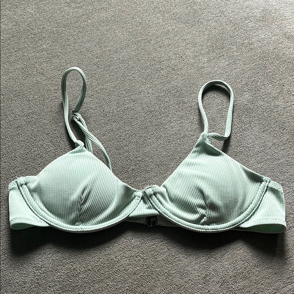Mint Green Ribbed swimsuit